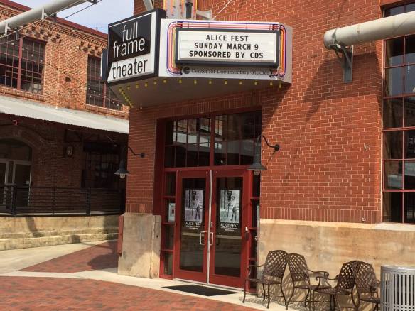Full Frame Theater on the Historic American Tobacco Campus, Durham, NC.  March 9, 2014.